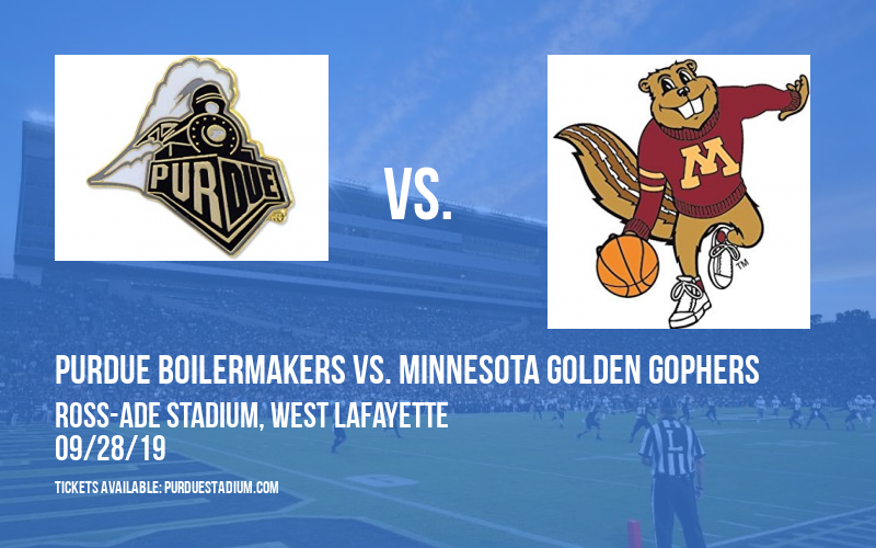 Purdue Boilermakers vs. Minnesota Golden Gophers at Ross-Ade Stadium